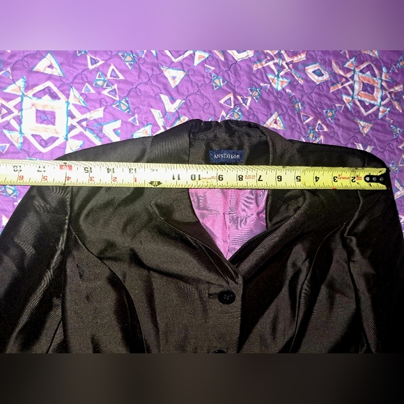 Ann Taylor 3Pc Pants/Long Jacket & Crop Bustier set. - Picture 6 of 16